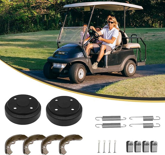 Golf Cart Brake Repair Kit fit Club Car DS 1995-Up and Precedent 2004-Up by HANGKUNNEE