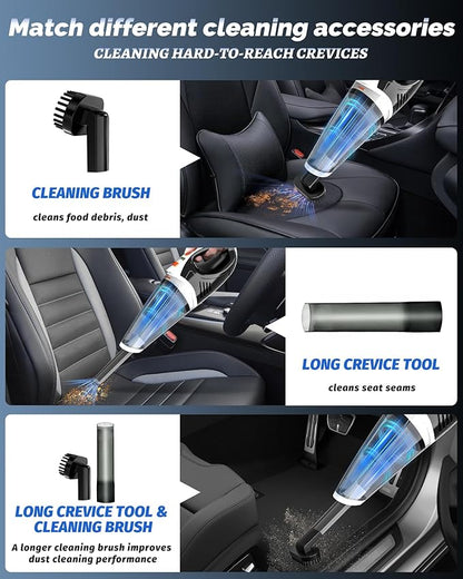 BRL Handheld Vacuum Cordless Car Vacuum Cleaner Rechargeable - Image 2