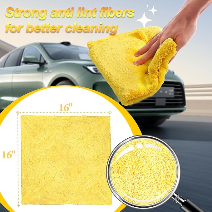 Car Drying Towel, for Car Exterior & Interior, Extra Soft Endless, Reusable and - Image 2