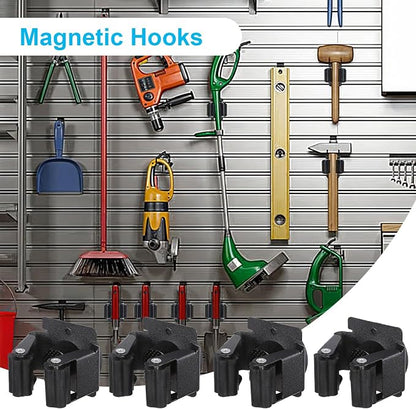 4PCS Magnetic Mop Broom Holder – Heavy Duty, Anti-Slip Wall Mount - Image 7
