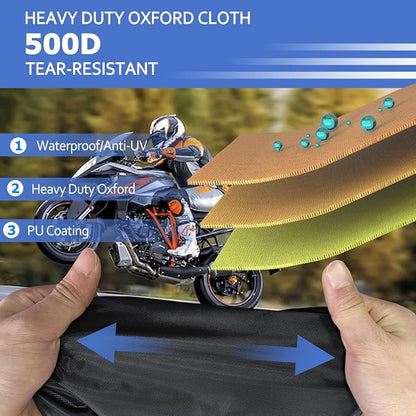 STARTWO Motorcycle Covers Waterproof Outdoor Storage - Image 4
