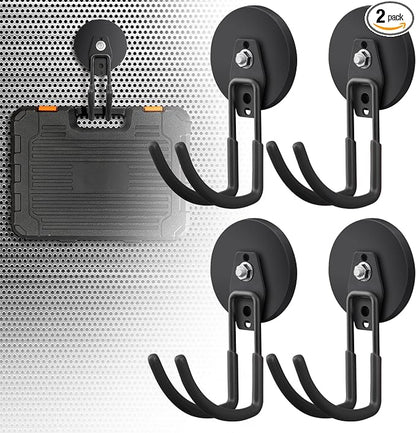 4Pack Large Strong Magnetic Hooks by Laowu