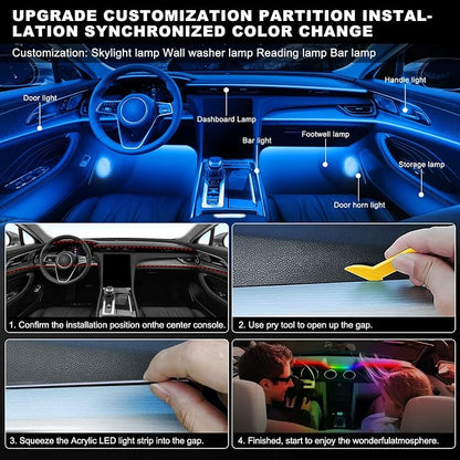 Acrylic Interior Car LED Strip Light - Image 6