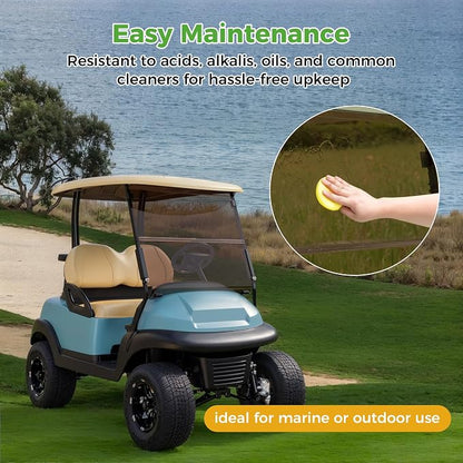 10L0L Golf Cart Windshield for Club Car Precedent 2004-Up, 2017-Up Onward - Image 6