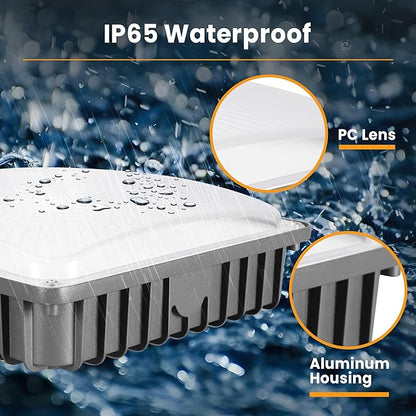 70W LED Canopy Lights 4Pack, 30/45/60/70W Selectable, 3CCT 3000/4000/5000K - Image 5