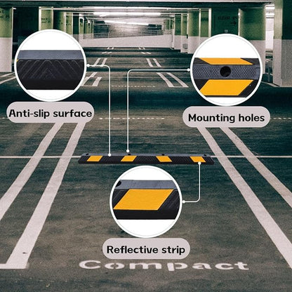 Heavy-Duty Parking Curb Wheel Stop - Image 4