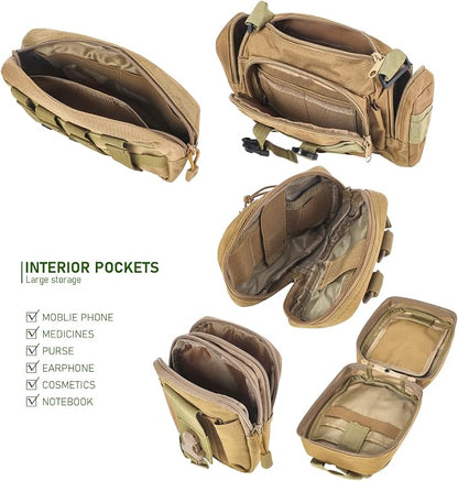 Universal Tactical Seat ​Back Organizer Vehicle Molle Panel Organizer Storage - Image 7