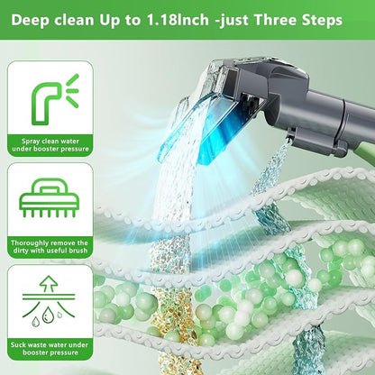 Carpet Cleaner Machine, 18Kpa Portable Carpet Spot and Upholstery Cleaner - Image 2