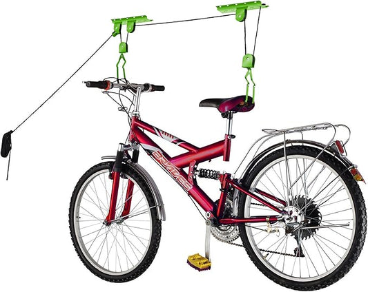 Bike Hanger - Overhead Pulley System - Secure Garage Ceiling Storage by Rad by RADSportz