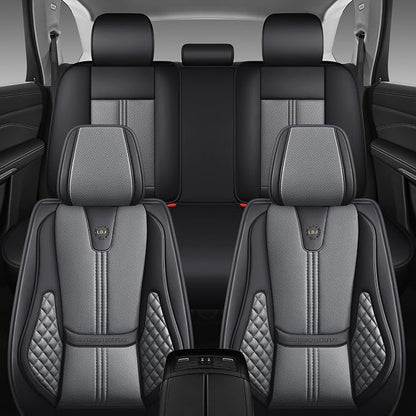 Car Seat Covers Front Only, Easy Install Luxury Leather Automotive Seat Covers - Image 7