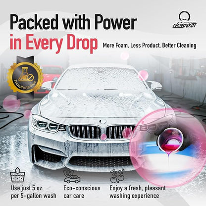 Nanoskin CHERRY SUDS Foaming Car Wash Concentrated Shampoo 5 Gallons - Image 3