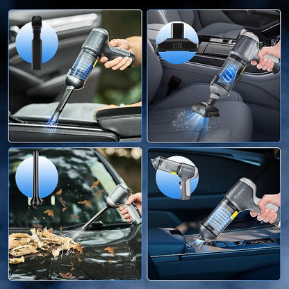 Saker Car Vacuum Cleaner Portable Cordless 14000PA, 3 in 1 Handheld Car Vacuum - Image 4