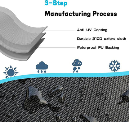 Motorcycle Cover All Season, Outdoor Storage Moped Covers, All-Weather - Image 4