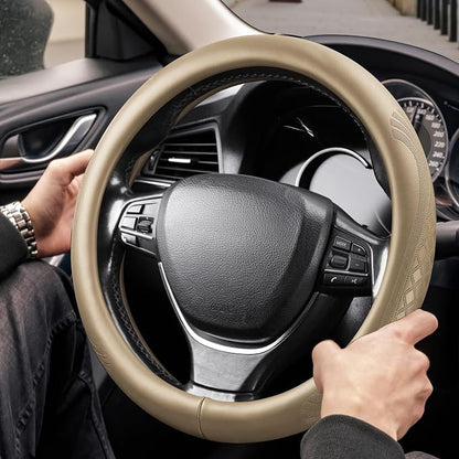 【2025 Model】 High-Grade Real Cowhide Steering Wheel Cover - Image 2