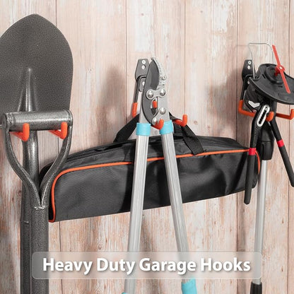 4 Pack 5.2x5.1 Inch Utility Steel Wall Mount Heavy Duty Garage Hooks - Image 6