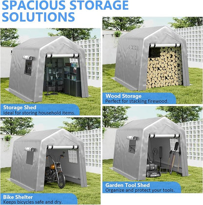 6x8 ft Carport Heavy Duty Tent - Image 5