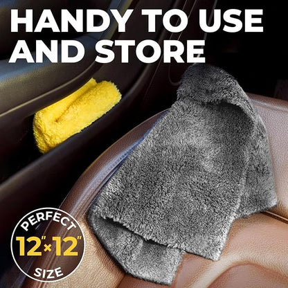 Edgeless Microfiber Towels for Cars – 6pk - Image 7