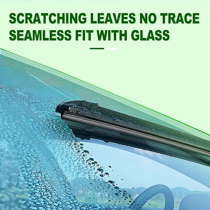 QUALITY 24in + 19in Premium All-Season Windshield Wiper Blades - Image 3