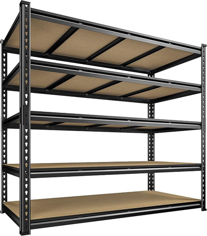 55" W Storage Shelves, 2550LBS Garage Shelving Heavy Duty, 5-Tier Heavy Duty - Image 8