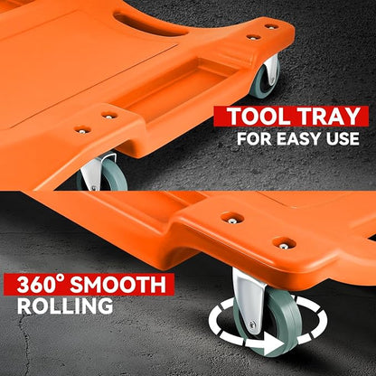 Auto Dynasty 40 Inches Mechanic Creeper, Automotive Garage Repair Low Profile - Image 5