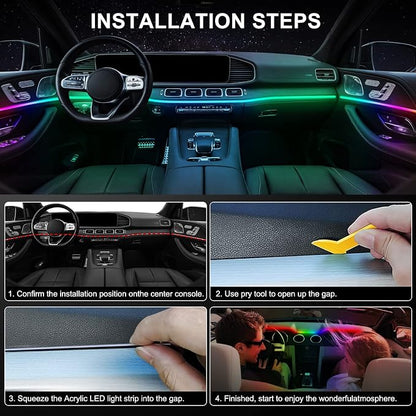 Acrylic Interior Car LED Strip Light - Image 6