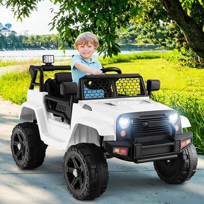 OLAKIDS Kids Ride On Truck, 12V Electric Vehicle Jeep Car - Image 2