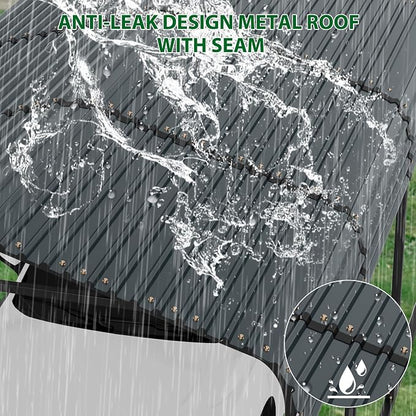 12' x 20' x 8.5' Heavy Duty Metal Carport - Image 4