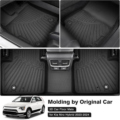 Powerty Floor Mats for 2023-2025 Kia NIRO & Hybrid & HEV - Image 2