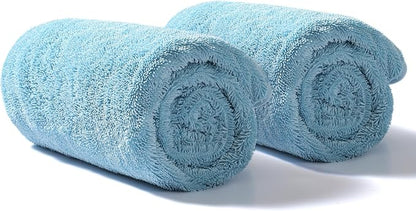JOYMOOP Microfiber Towels for Cars, 2 Pack 63" x 29.5" Car Drying Towel by JOYMOOP