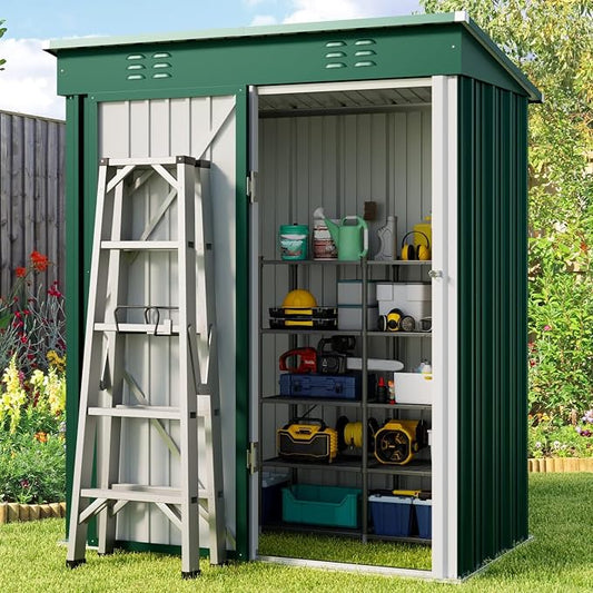 Gizoon 5' x 3'Outdoor Storage Shed by Gizoon
