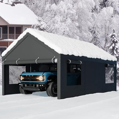 Walsunny Carport, 10x20 ft Heavy Duty Carport Canopy - Image 7