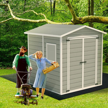 Haull Outdoor Storage Shed Floor Moat Waterproof Outdoor Carport Mat Thickened - Image 2