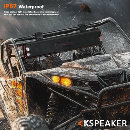 UTV Sound Bar ATV Sound Bar Golf Cart Soundbar UTV Speakers ATV Speaker - Image 2