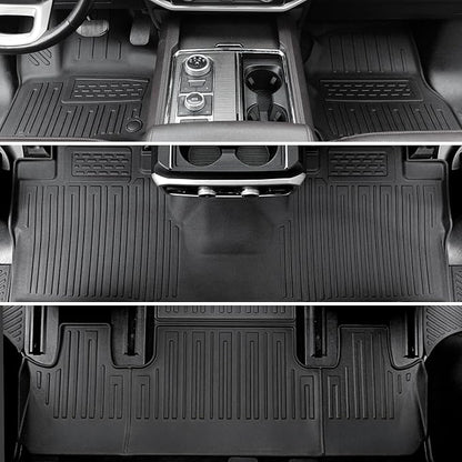 Floor Mats Set for 2018-2024 Ford Expedition/Lincoln Navigator 7 Seats - Image 4