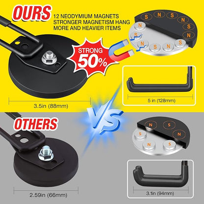 4 Pack Large Strong Magnetic Hooks - Image 4