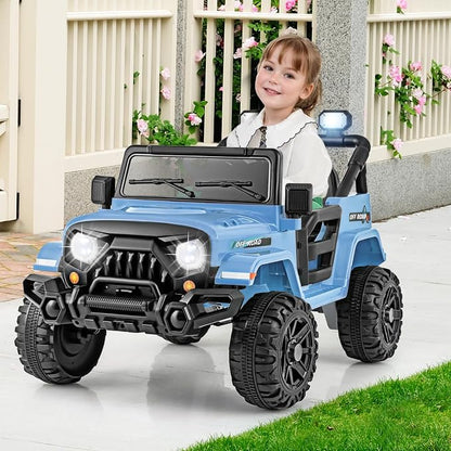 Costzon 12V Kids Ride on Truck Car, Electric Vehicle w/Remote Control, Threaded - Image 9