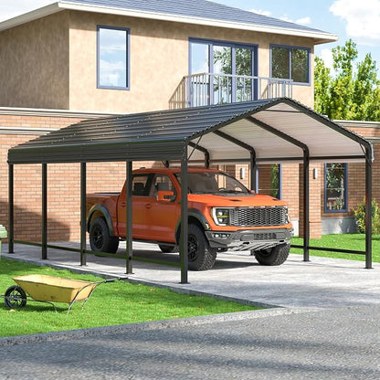Carport 12x20 FT Metal Carport by VIWAT