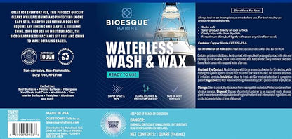 Bioesque Marine Waterless Wash & Wax, 32 Fluid Ounce - Image 2