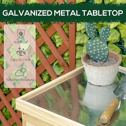 Garden Storage Cabinet, Outdoor Tool Shed - Image 3