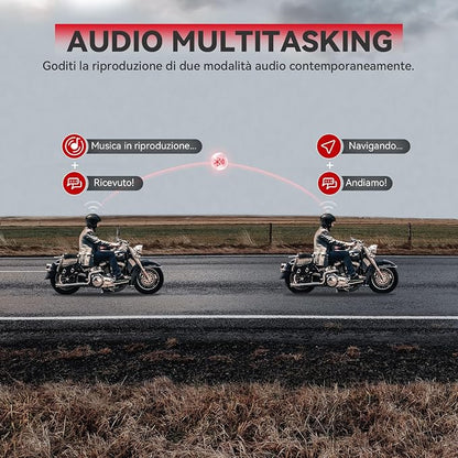 X10 10 Riders Group Mesh Motorcycle Intercom, 3000m Motorcycle Bluetooth - Image 3