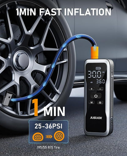 Tire Inflator Portable Air Compressor, Air Pump - Image 2