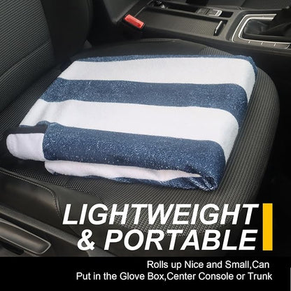 Back Seat Cover for Car Trucks Van SUV, Waterproof Rear Bench Towel Seat Covers - Image 8