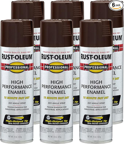 Rust-Oleum 7548838-6PK Professional High Performance Enamel Spray Paint by Rust-Oleum