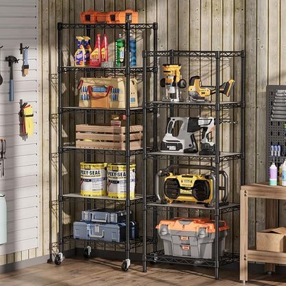 SINGAYE 5 Small Wire Shelves Kitchen Pantry Close Home Organizers and Storage - Image 2