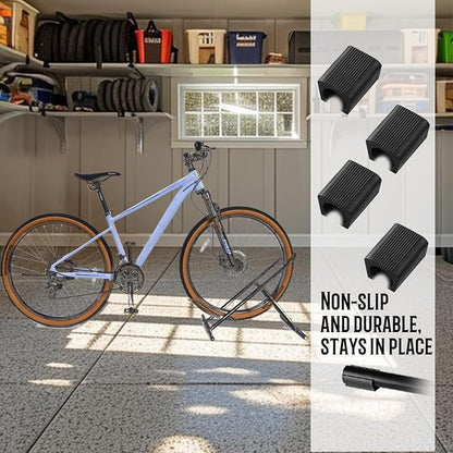 Folding Bike Floor Stand Rack, Portable Storage Bicycle Parking Rack - Image 7