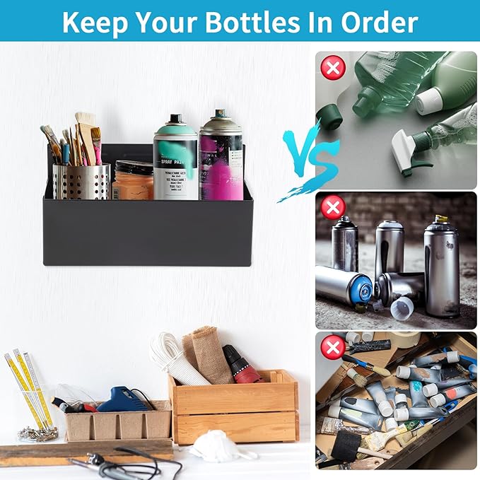 Magnetic Aerosol Spray Can Holder, Magnet Toolbox Bottle Holder, Tool Box - Image 5