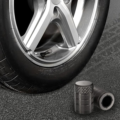 CKAuto Tire Valve Stem Caps, Anodized Aluminum Tire Valve Cap Set, Corrosion - Image 6