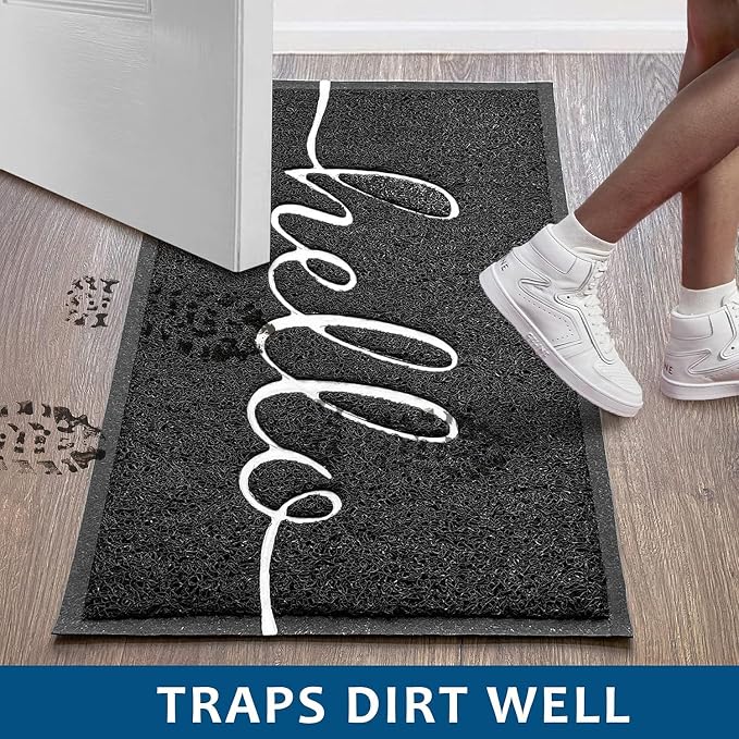 EARTHALL Funny Hello Mats Outside/Inside 71"x47", Front Door Mat Outdoor - Image 4