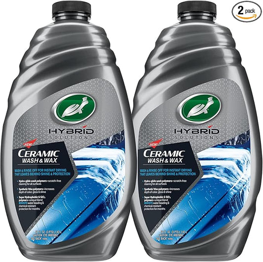 Turtle Wax 53888 Hybrid Solutions Ceramic Wash and Wax, Easy Clean Ceramic by TurtleWax