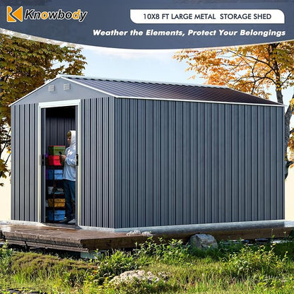 Metal Shed 8x10x6 FT - Image 2